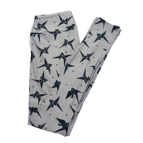LuLaRoe Pants - LuLaRoe OS Leggings origami cranes